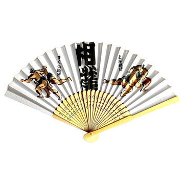 Sensu Fan White Sumo - shimazakura