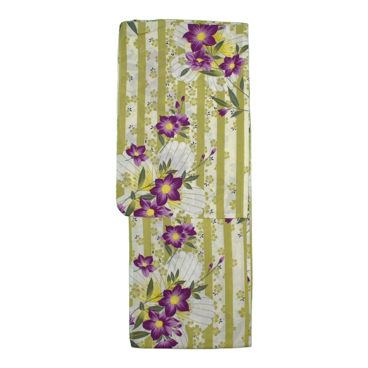 Women's Matcha Green Flower Yukata - Shimazakura – shimazakura