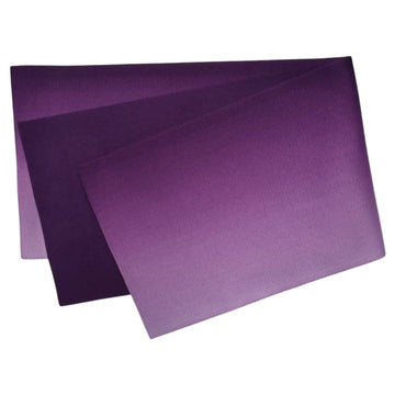 Women's Purple Gradation Reversible Yukata Obi - shimazakura