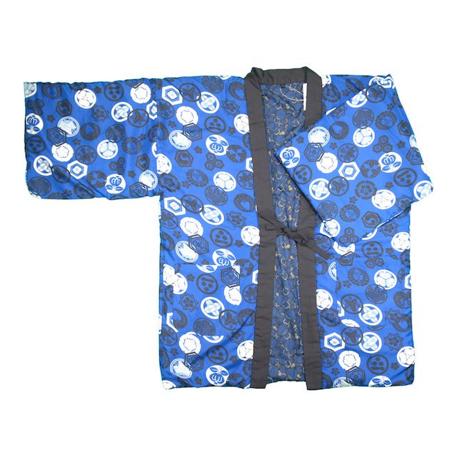 Men's "Family Crest/ Daruma Doll" Reversible Hanten Jacket / M size - shimazakura