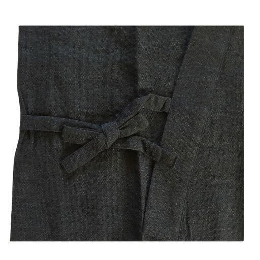 Men's Plain Slate Gray Cotton Jinbei <M, L> - shimazakura