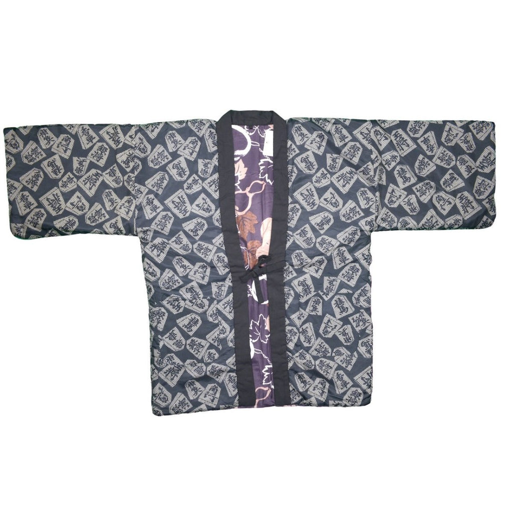 Men's "Shougi/Hyoutan" Reversible Hanten Jacket (M size) - shimazakura
