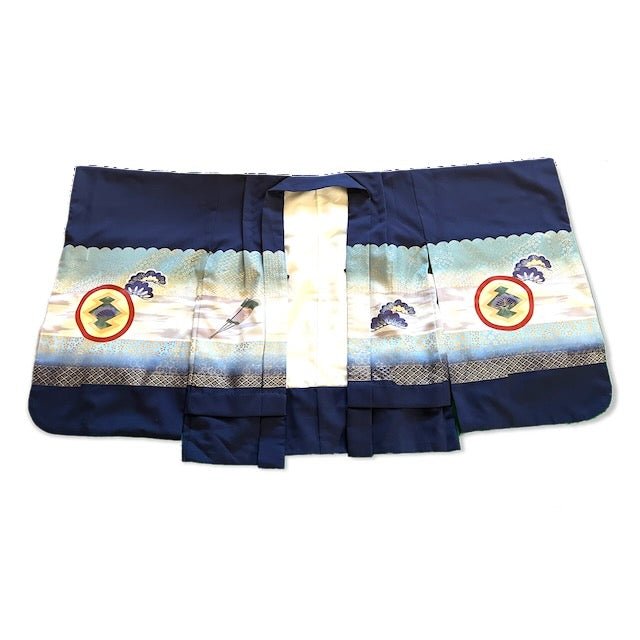 USED (Boys) 753 Hakama Kimono set 5yrs #K001 (FREE SHIPPING) - shimazakura